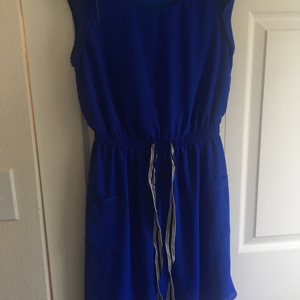 Blue dress